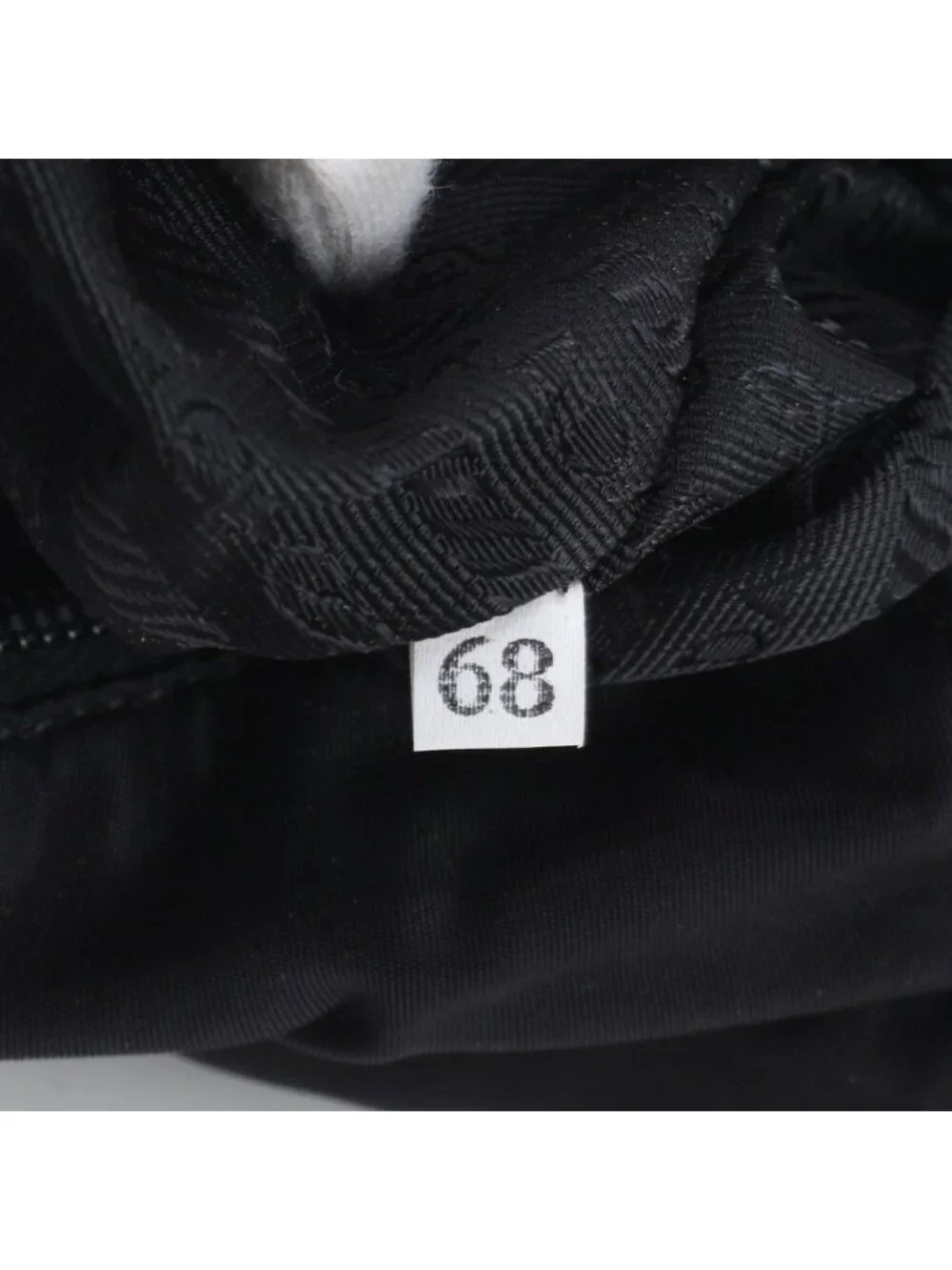 Prada Tessuto Nylon Triangle Logo Backpack Black